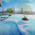 Tyme Sky Pool สระว่ายน้ำชั้น 27 วิวเมืองแบบพาโนรามาที่ศุภาลัย ไทม์ เจริญนคร